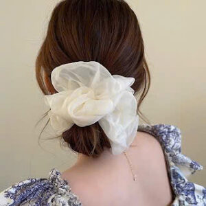 Dây Scrunchies style lưới xinh xắn
