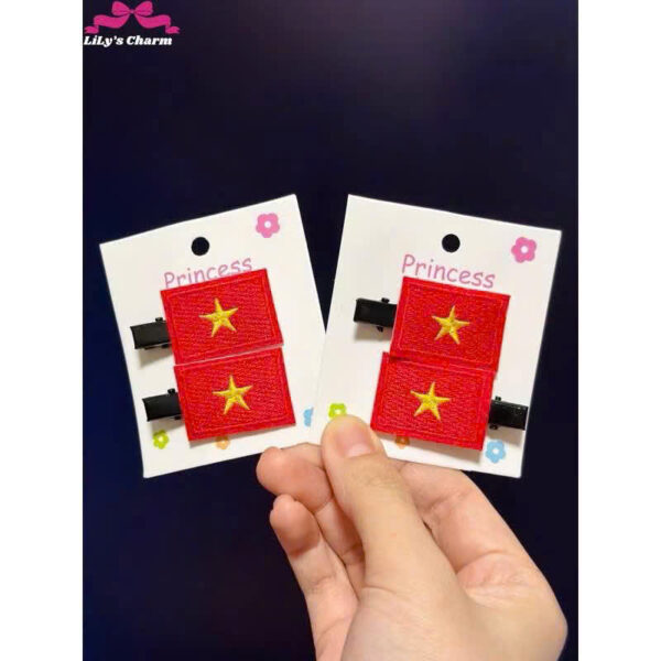 Kẹp tóc lá cờ Việt Nam